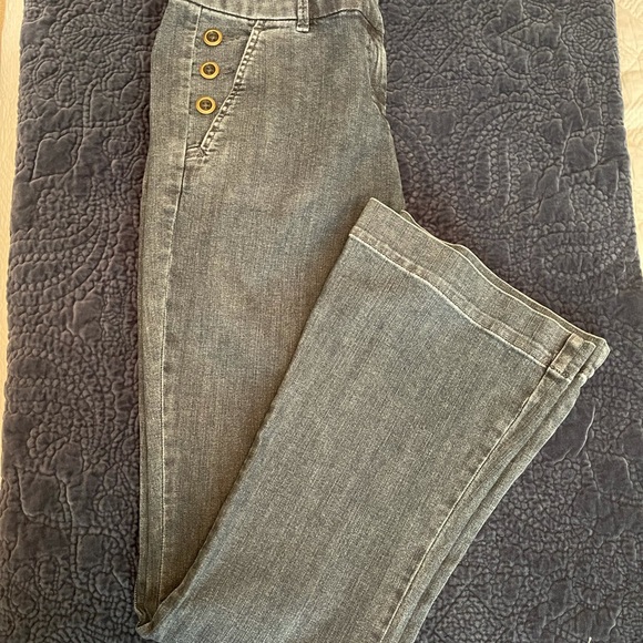 The Limited Denim Jeans -fit & flare Sz 2 - Picture 4 of 8